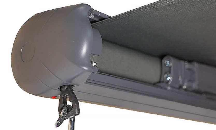 Markise Vollkassettenmarkise elektrisch 4x3m anthrazit Sunray Kassettenmarkise UV-Schutz Balkon