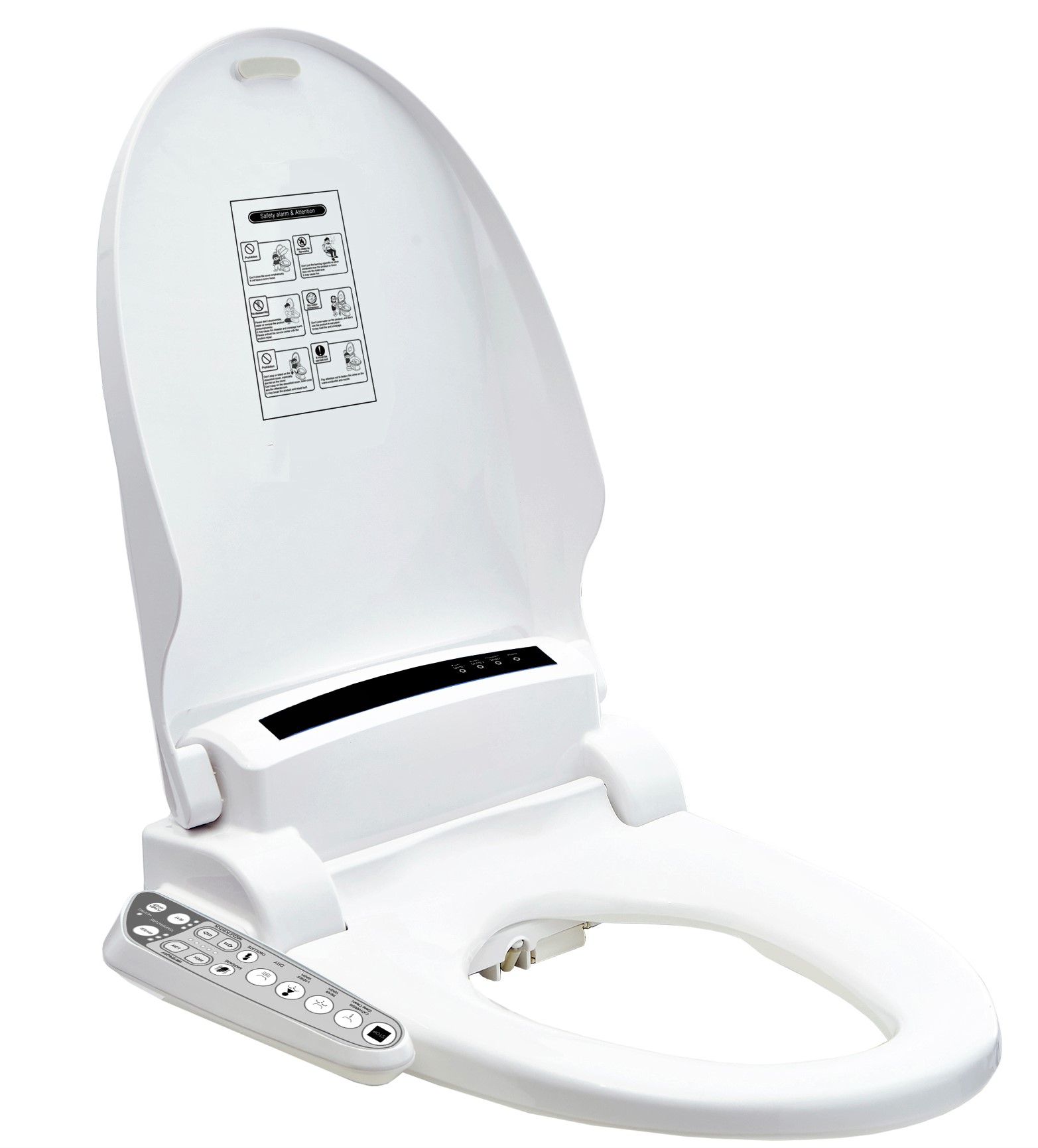 Bidet WC Dusche mit Sitzheizung Föhn Warmwasser Absenkautomatik WC Deckel Bad Badezimmer WC Sitz