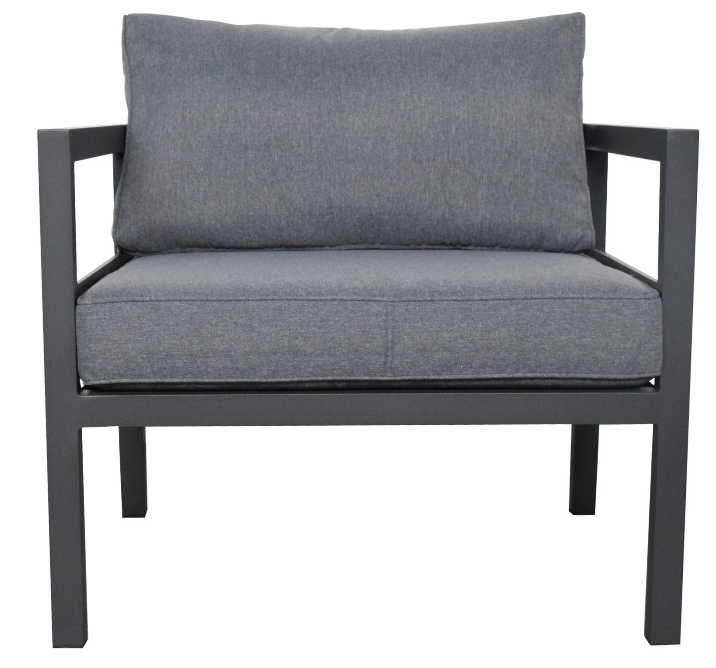 Jet-Line Gartenmöbel Ecklounge XXL Garten  KRETA hellgrau Aluminium