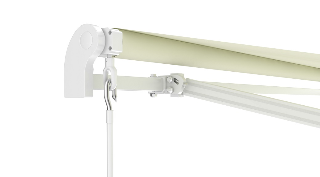 Markise Gelenkarmmarkise 5x3m Sunconnect beige UV-Schutz Wasserbeständig Terrasse Balkon Gartenmöbel