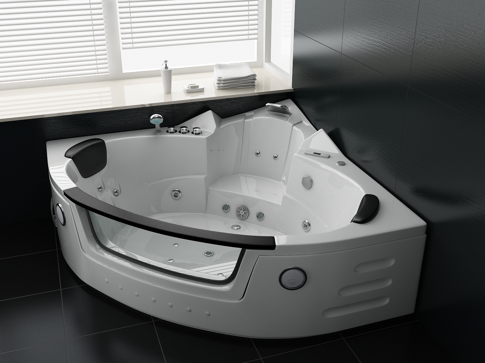 Whirlpool VILLA CARLOTTA 1.4 m weiss 2-Personen Indoor Spa