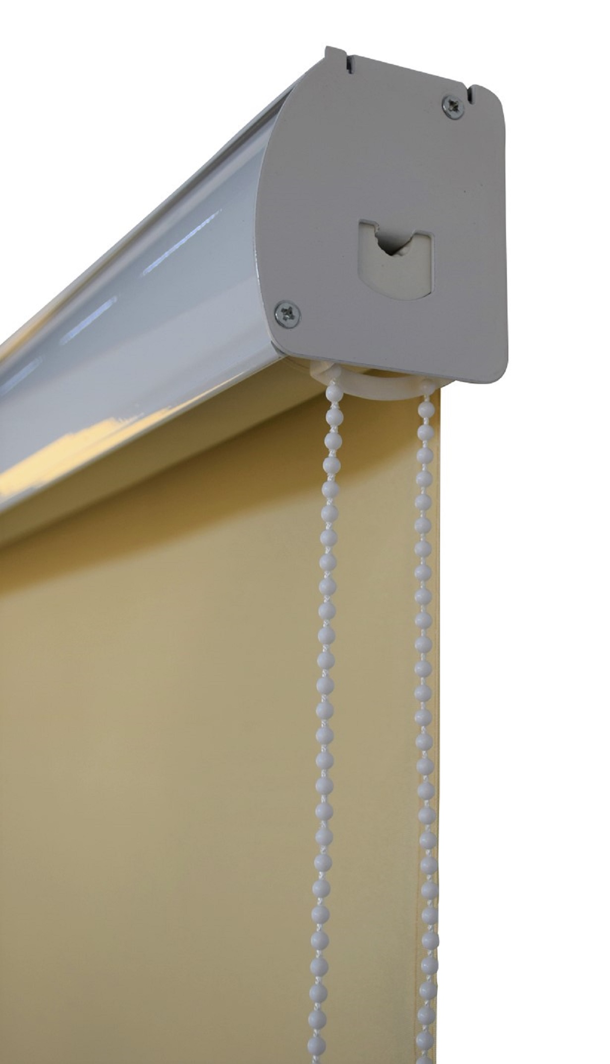 Vertikalmarkise Kassettenrollo Außenrollo 1.2x2.3m beige Garten Terrasse Balkonmarkise Balkon