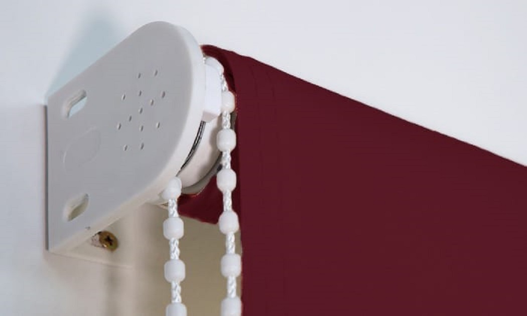Vertikalmarkise Balkonmarkise Jet-Line Sichtschutzrollo 1,2 x 2,3 m bordeaux Außenrollo Garten