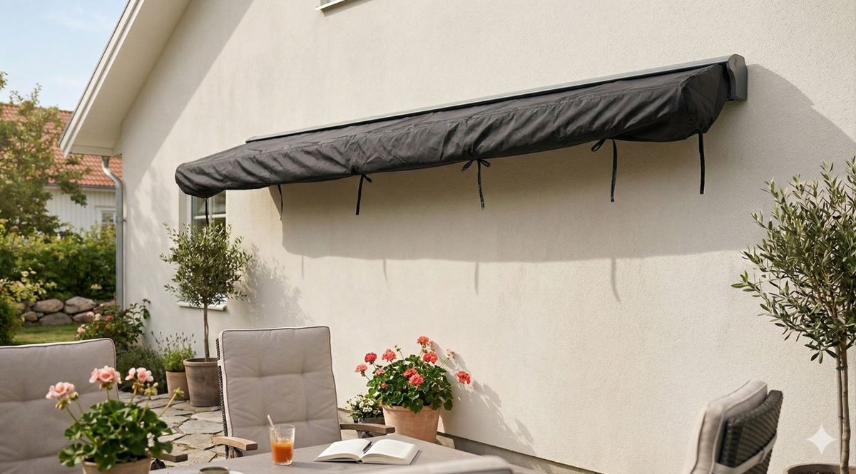 Abdeckplane Gelenkarmmarkise 5m