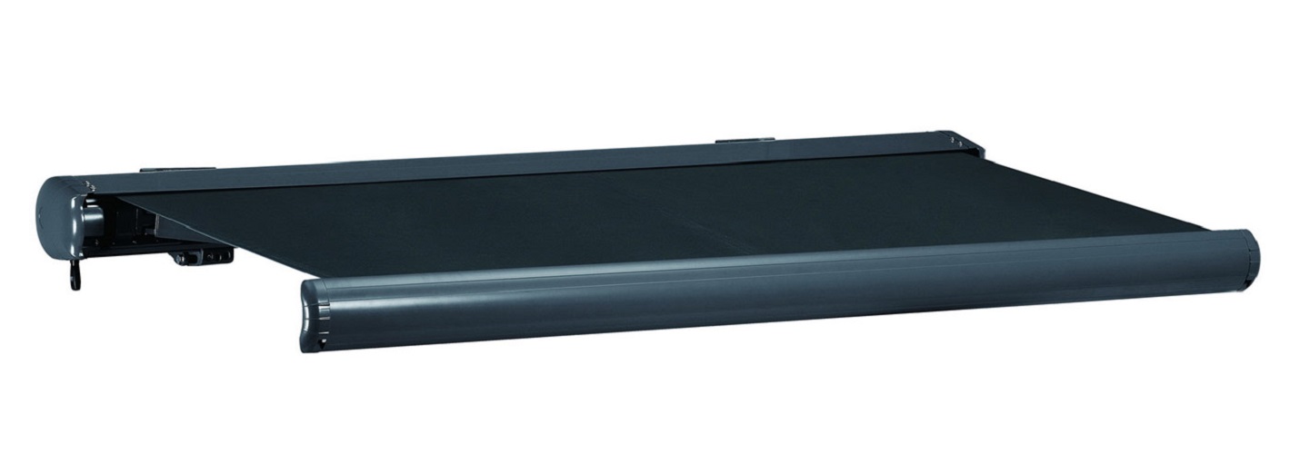 Markise Vollkassettenmarkise elektrisch 4x3m anthrazit Sunray Kassettenmarkise UV-Schutz Balkon