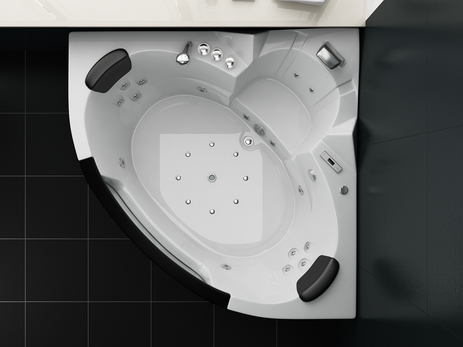 Whirlpool VILLA CARLOTTA 1.4 m weiss 2-Personen Indoor Spa