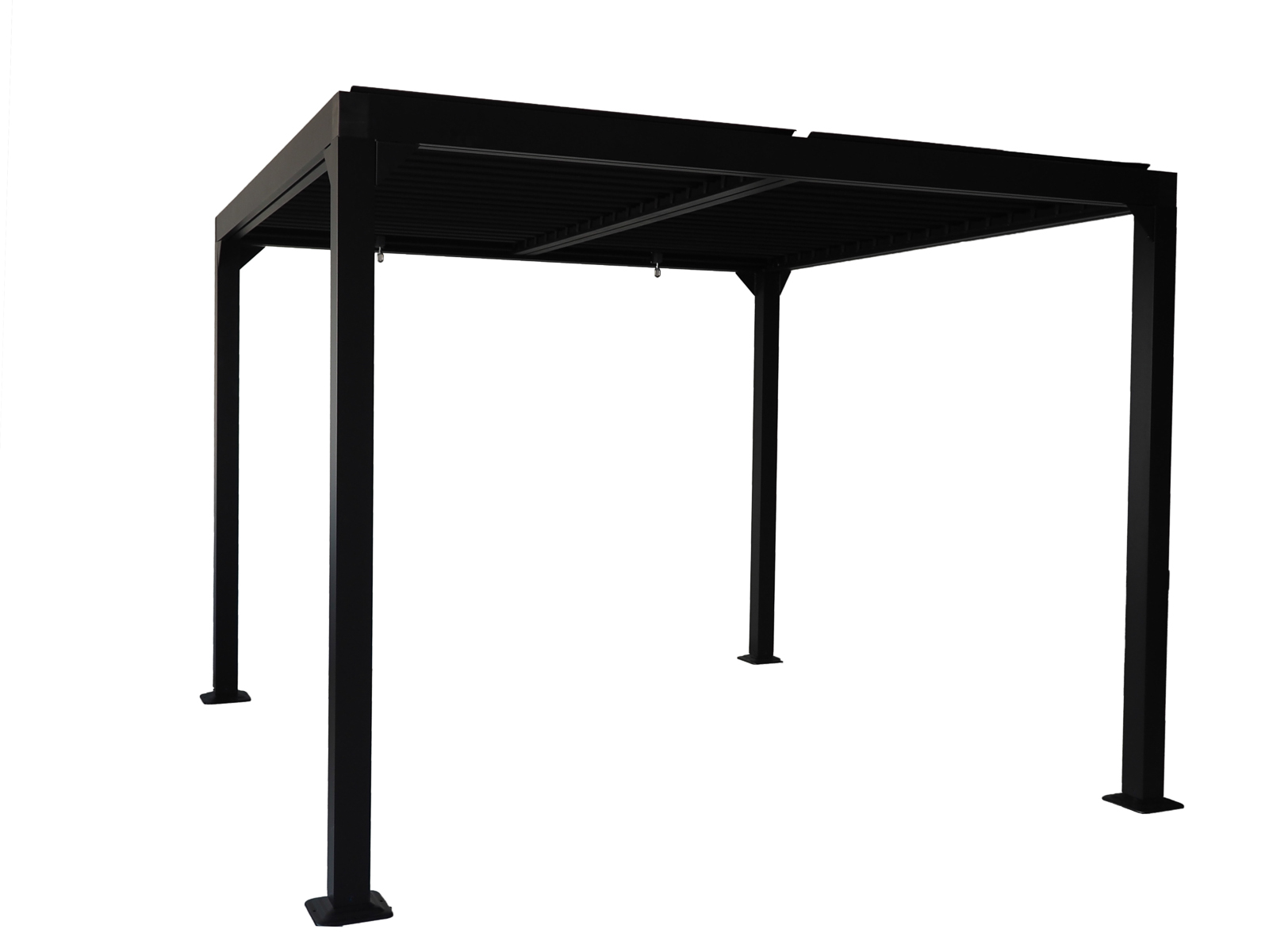 Pavillon Lamellendach Gartenzelt Gartendach Dubai II 3x3m Aluminium Neu