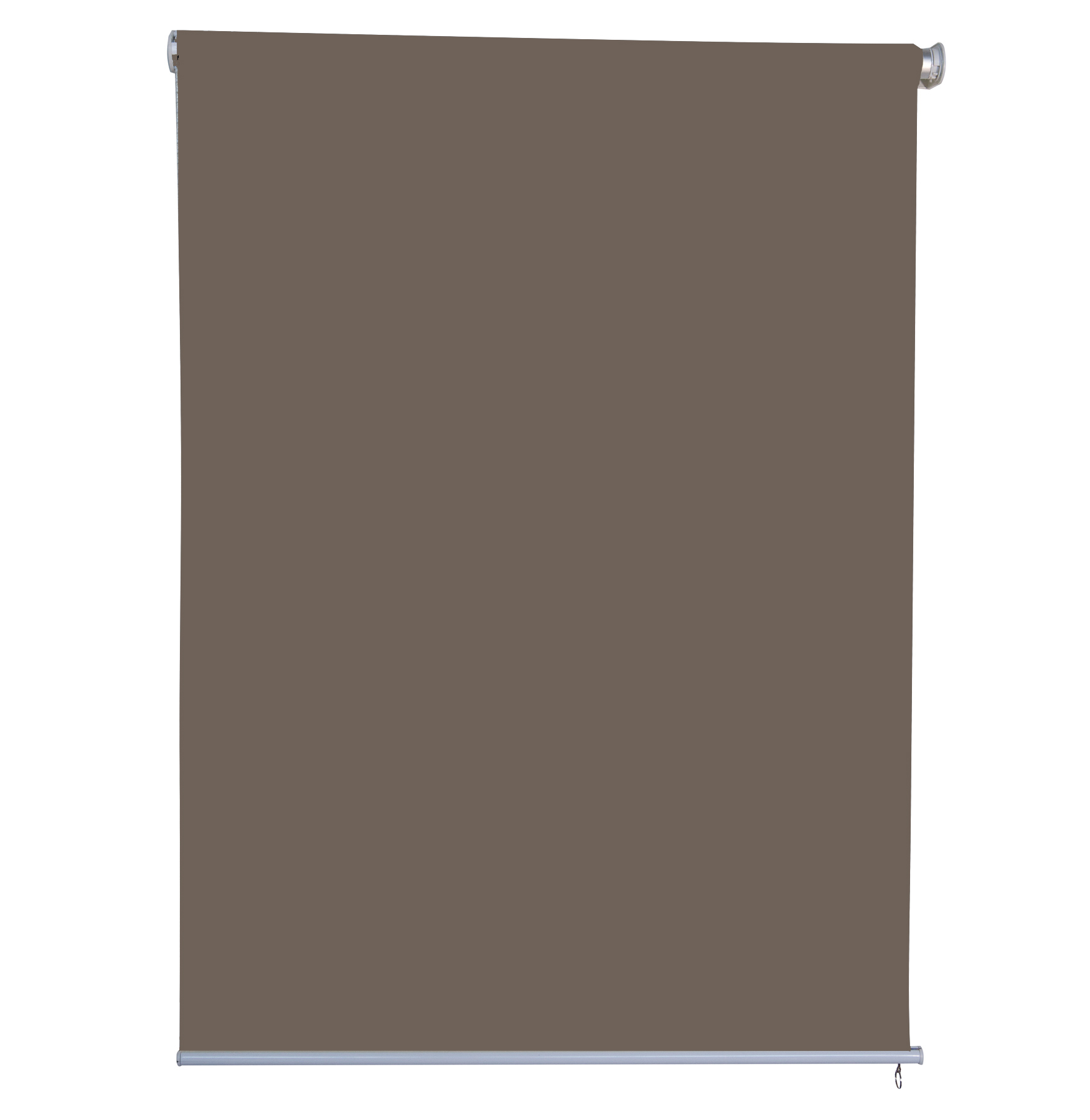 Sichtschutzrollo Vertikalmarkise Sonnenschutz Sichtschutz blickdichtes Rollo 1,2x2,3m Braun Garten