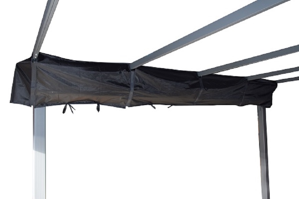 Pavillon Abdeckplane für Luxor Pavillon 4m Winterplane Schutzhülle